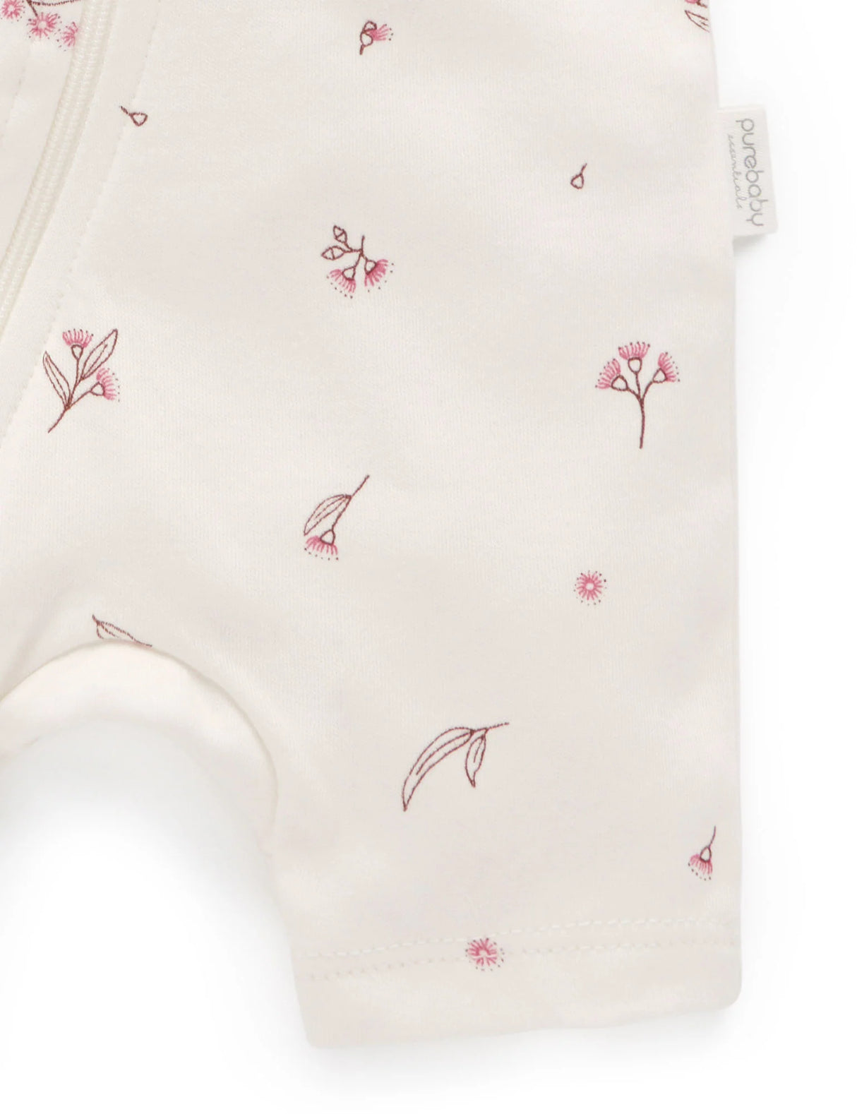 Short Sleeve Zip Growsuit | Blossom