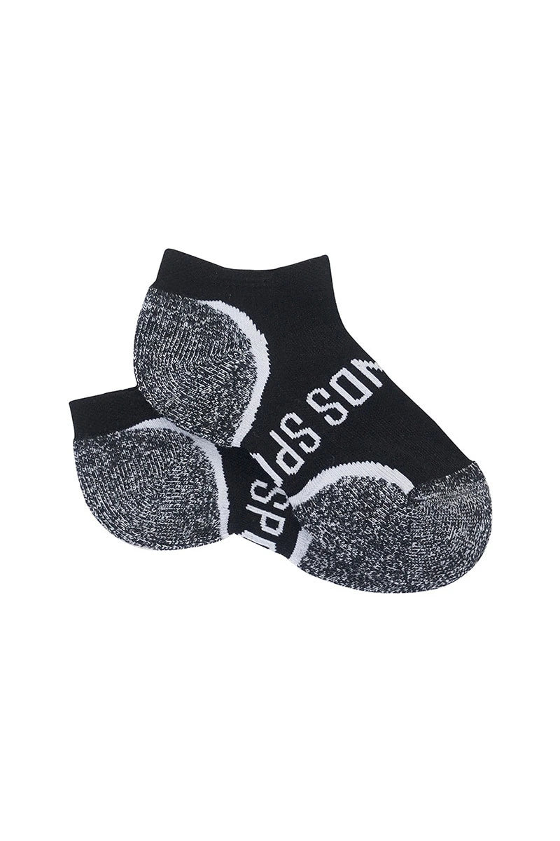 Kids Ultimate Comfort Low Cut 2 Pack | Black