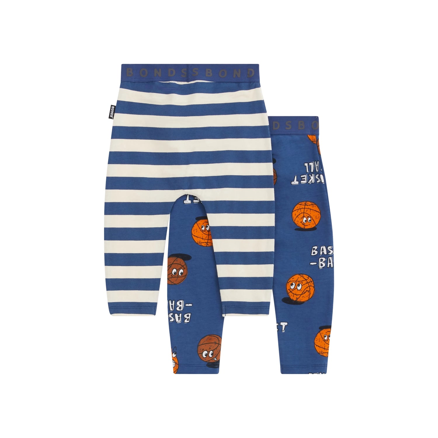 Roomies Legging 2 Pack | Bounce Club/Rugby Stripe
