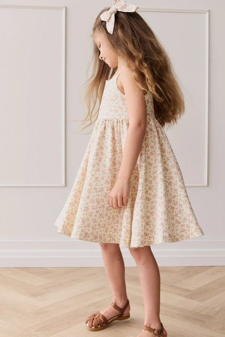 Organic Cotton Quinn Dress | Rosalie Field Blush