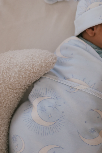 Swaddle Set | Celestial Blue
