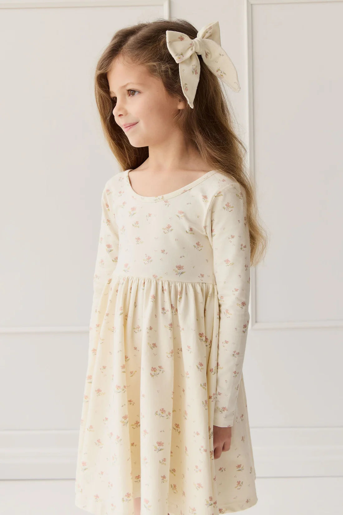 Organic Cotton Bow | Emilia Egret