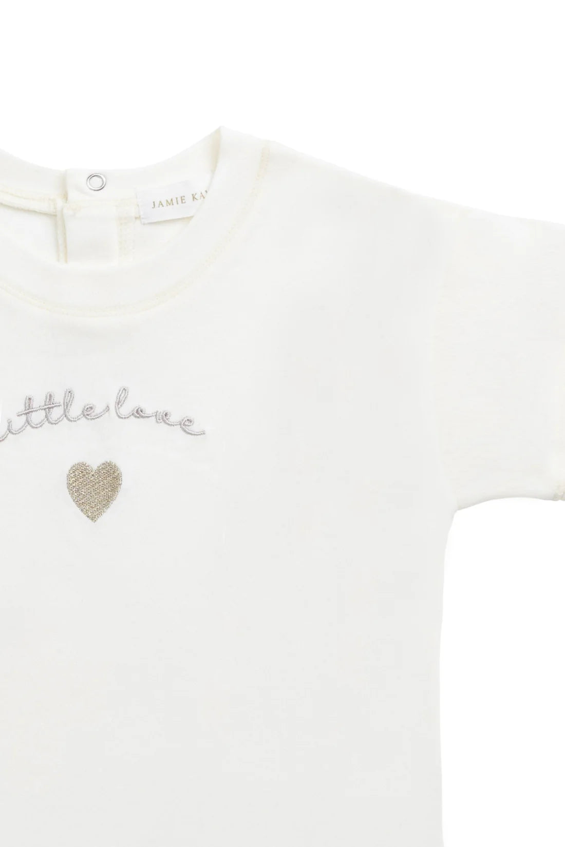Pima Cotton Mimi Top | Parchment Little Love Violet