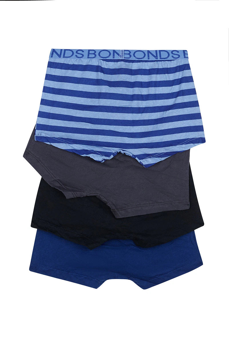 Boys Trunk 4 Pack | Blue Stripe