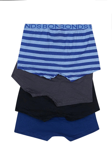 Boys Trunk 4 Pack | Blue Stripe