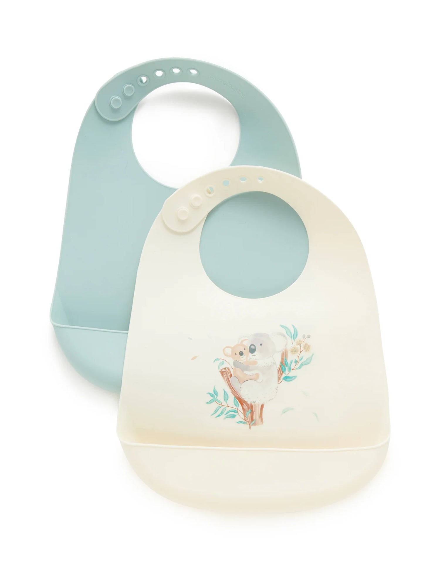 2 Pack Silicone Bib | Koala