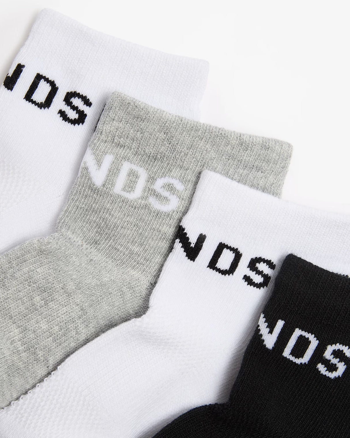 Baby Active 1/4 Crew Socks 4 Pack | Multi