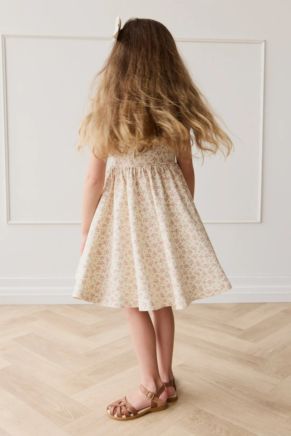 Organic Cotton Quinn Dress | Rosalie Field Blush