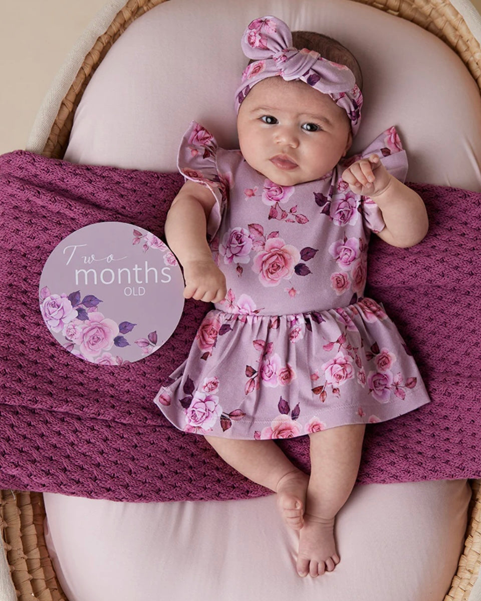 Short Sleeve Organic Dress | Blossom