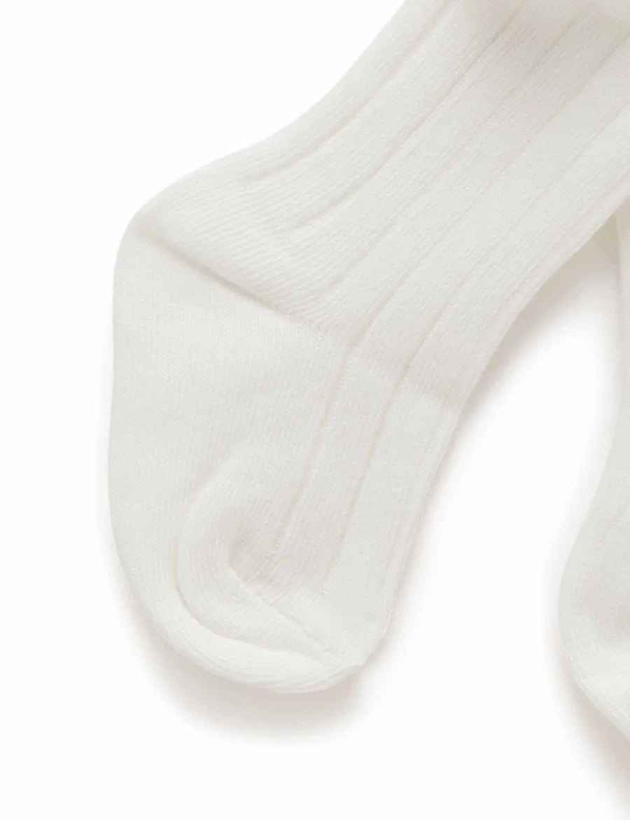 Rib Tights | Vanilla
