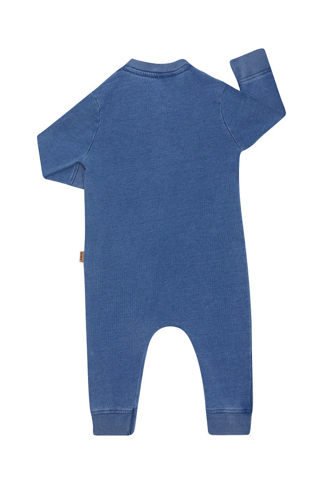 Denim Washed Zippy | Sky Blue Denim