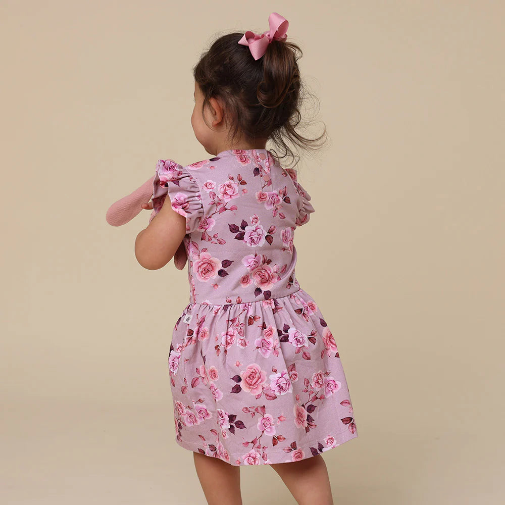 Short Sleeve Organic Dress | Blossom