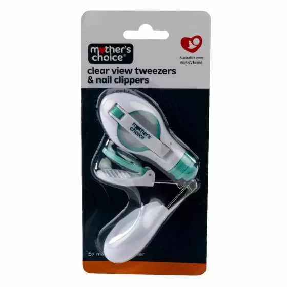 Clear View Tweezer/Nail Clipper Combo