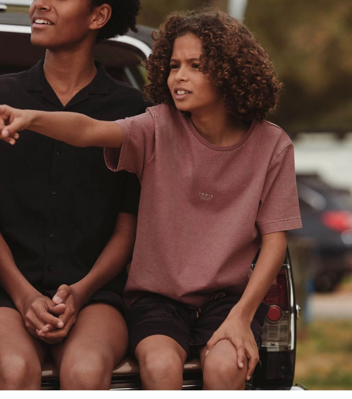 The Indie Oversized Tee | Rhubarb