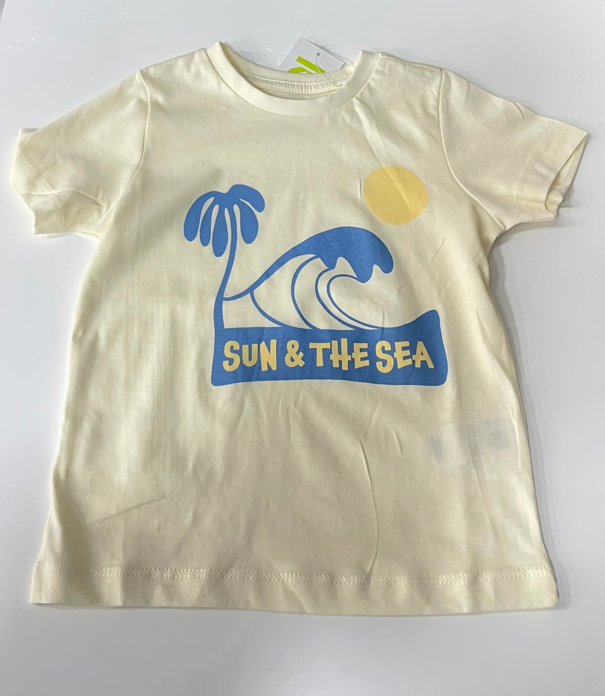Kids Sun and the Sea Printed Tee | Cream