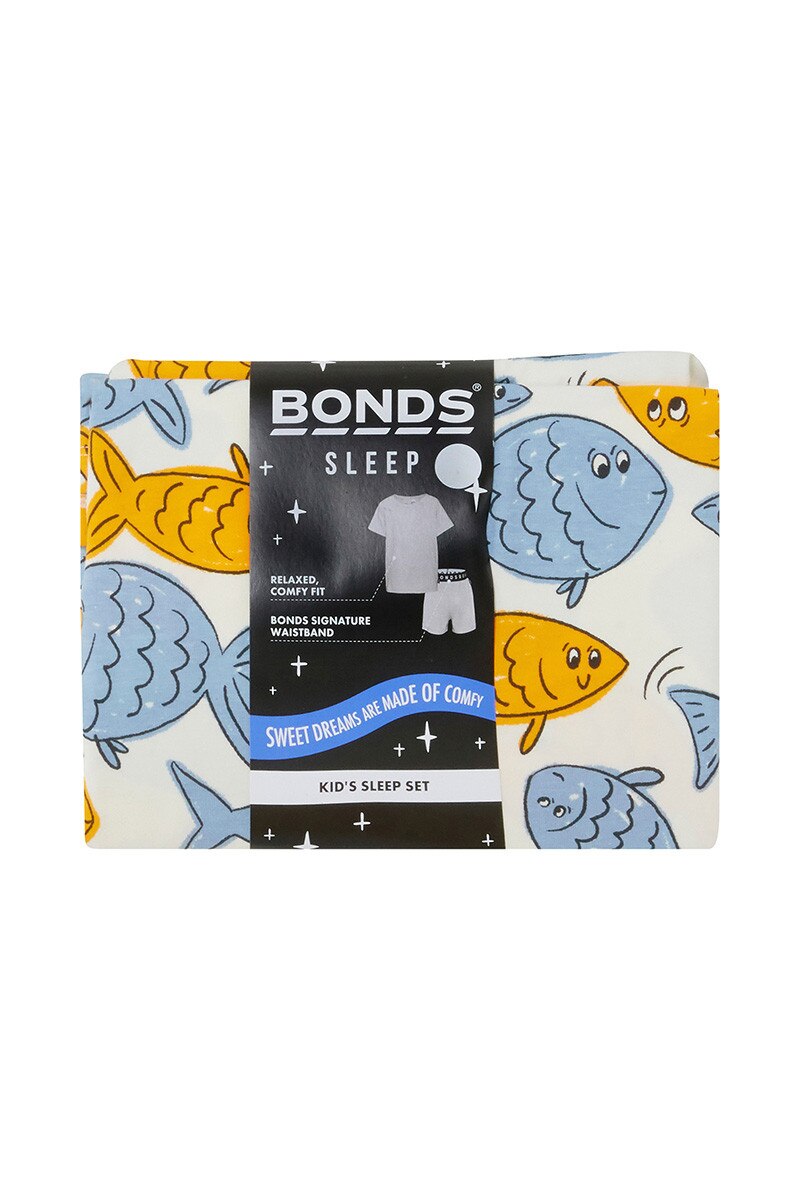 Kids Tee Sleep Set | Swim Fishy Swim