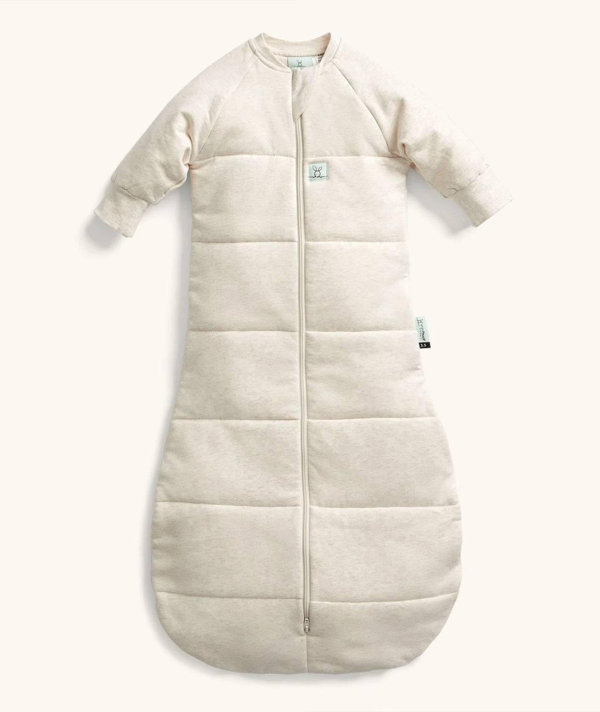 Sleeping Bag 2.5 TOG Sleeved | Oatmeal Marle