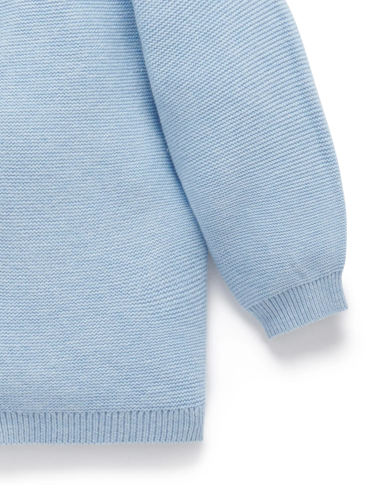 Textured Cardigan l Blue Melange