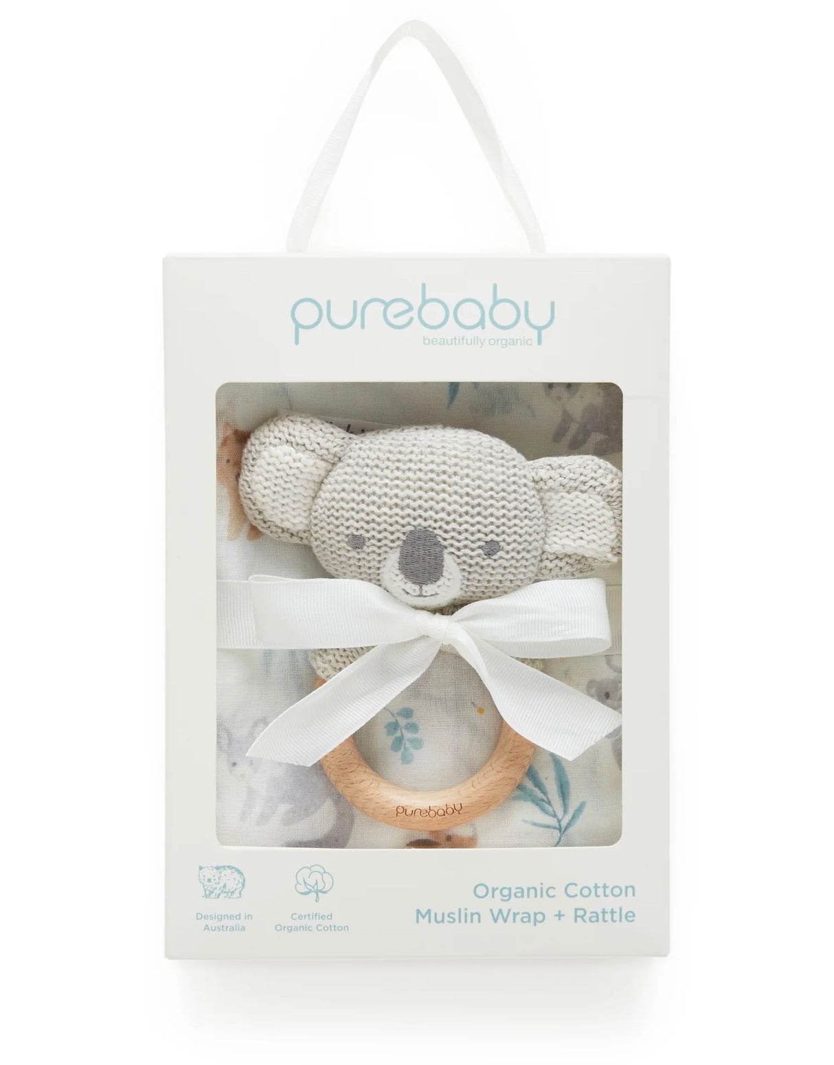 Wrap & Rattle Hamper | Eucalyptus Friends Pack