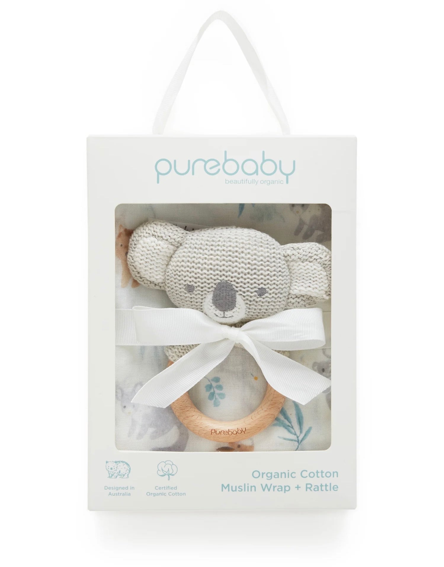 Wrap & Rattle Hamper | Eucalyptus Friends Pack