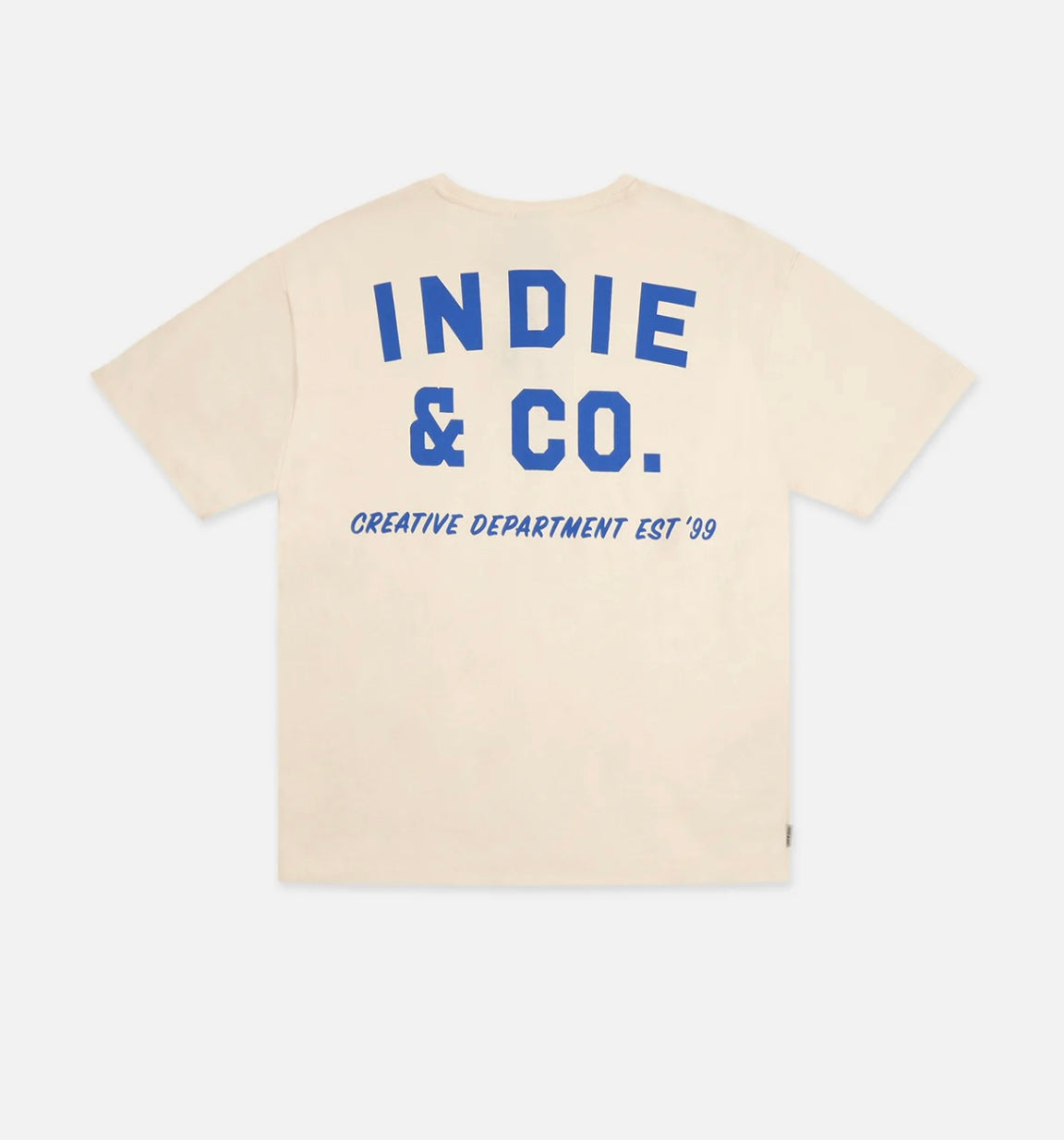 The Camino Tee | Cream/Blue