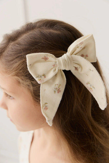 Organic Cotton Bow | Emilia Egret