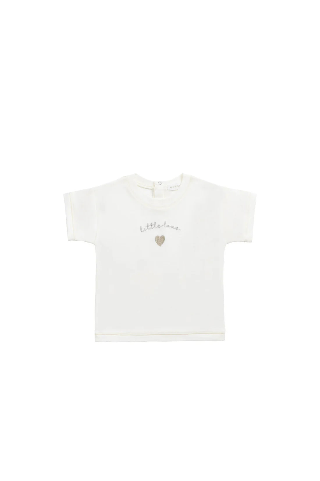 Pima Cotton Mimi Top | Parchment Little Love Violet