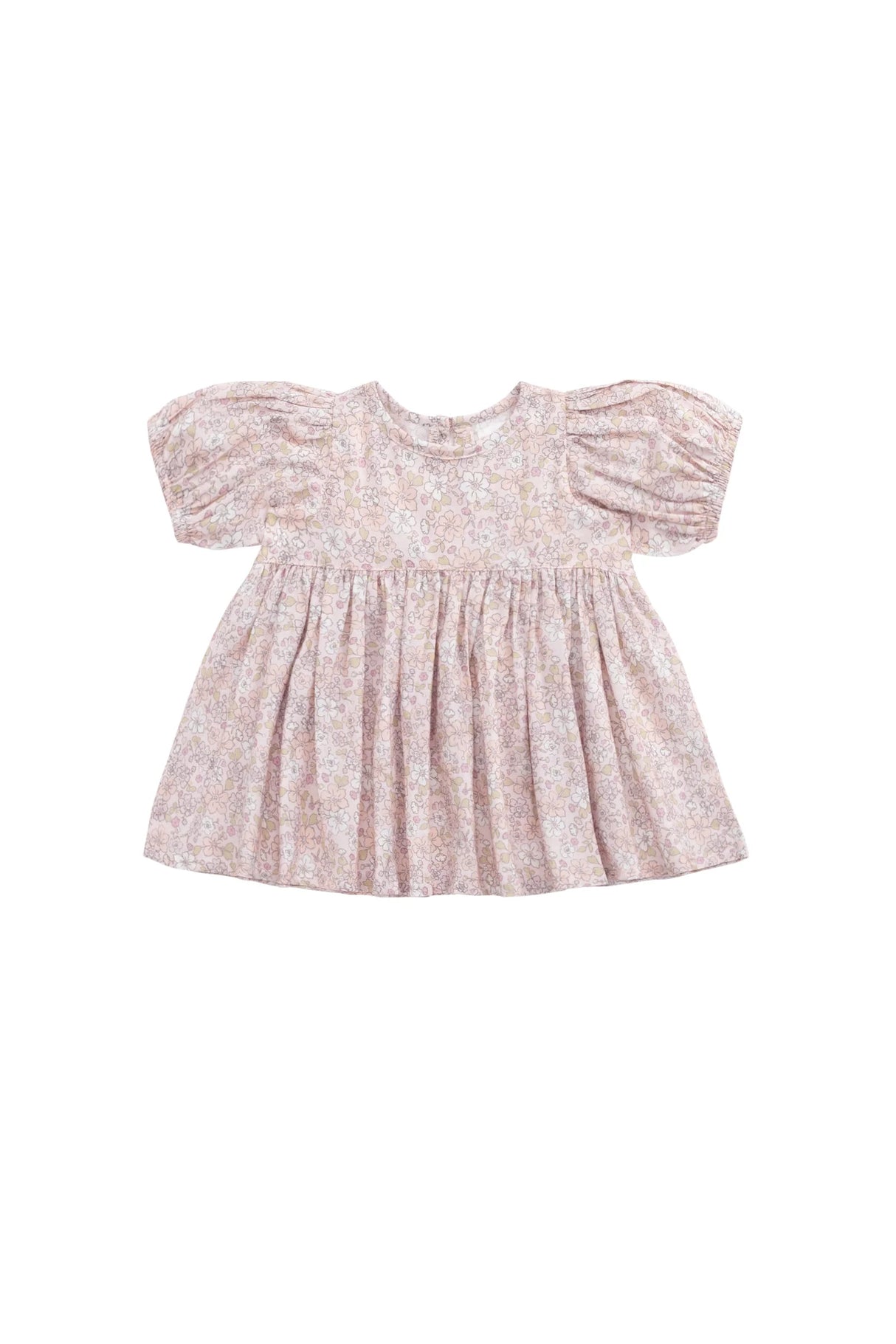 Organic Cotton Elodie Dress | Chloe Mauve