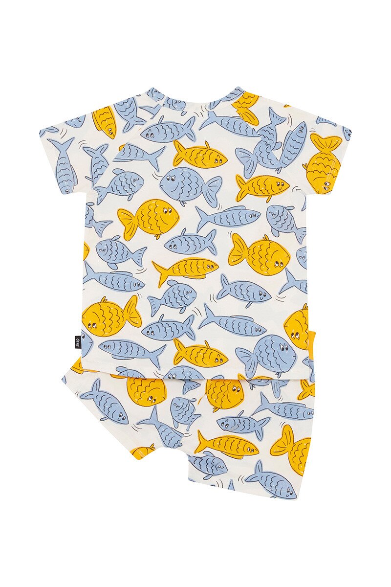 Kids Tee Sleep Set | Swim Fishy Swim