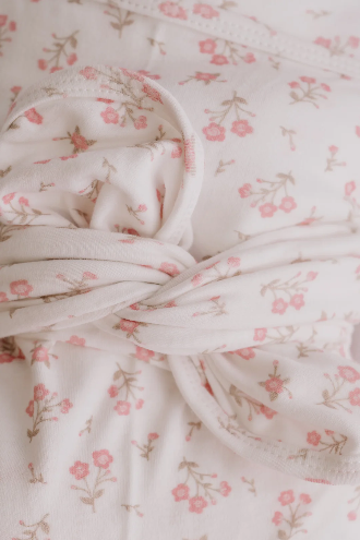 Swaddle Set | Paisley Peony