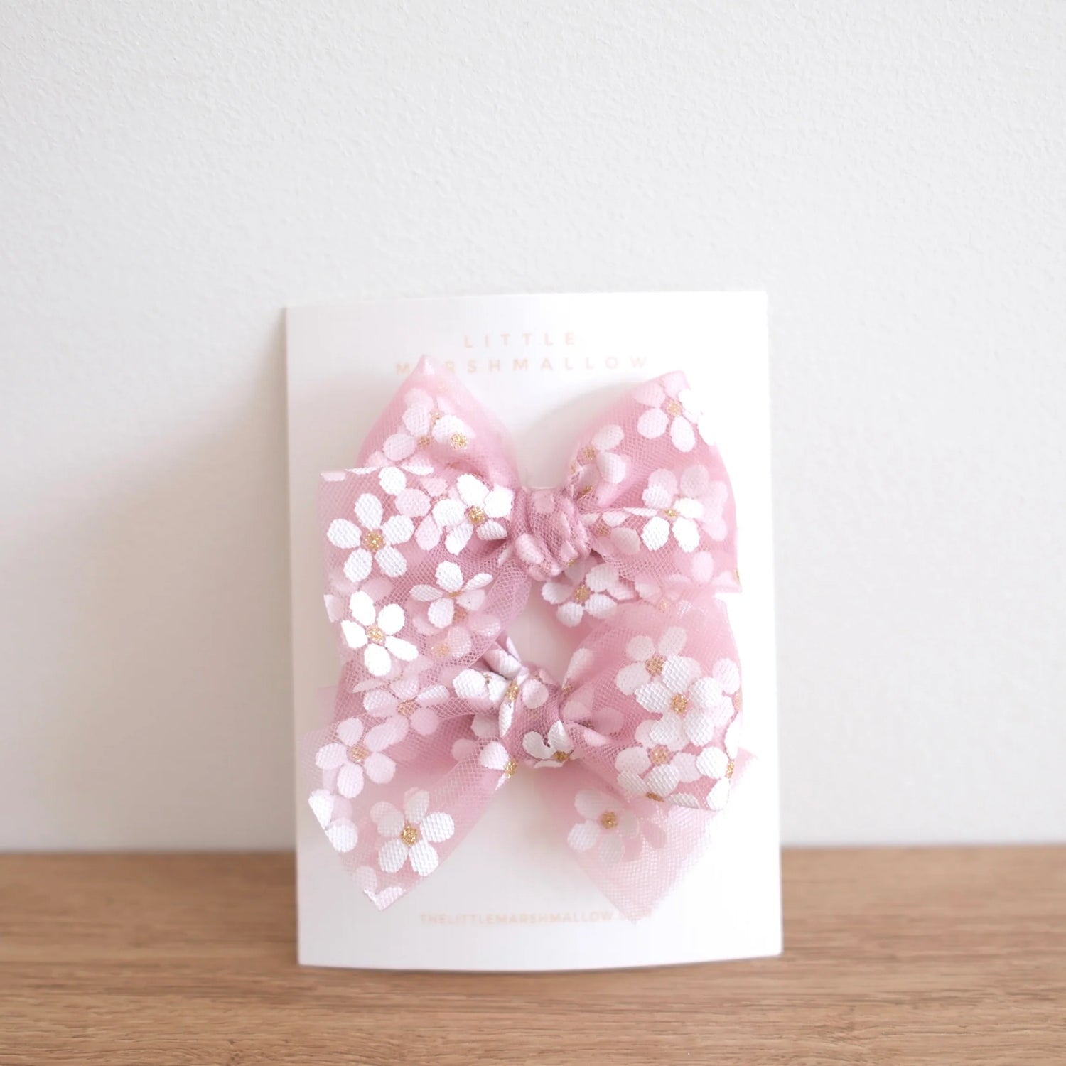 Tulle Pigtail Set | Blossom Rosy Mauve