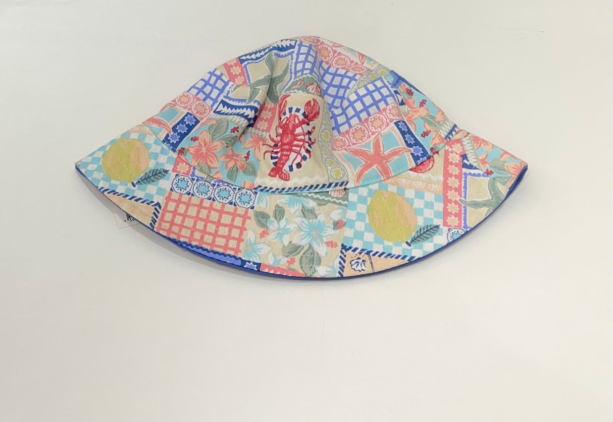 Reversible Bucket Hat | Dusk Blue Ocean