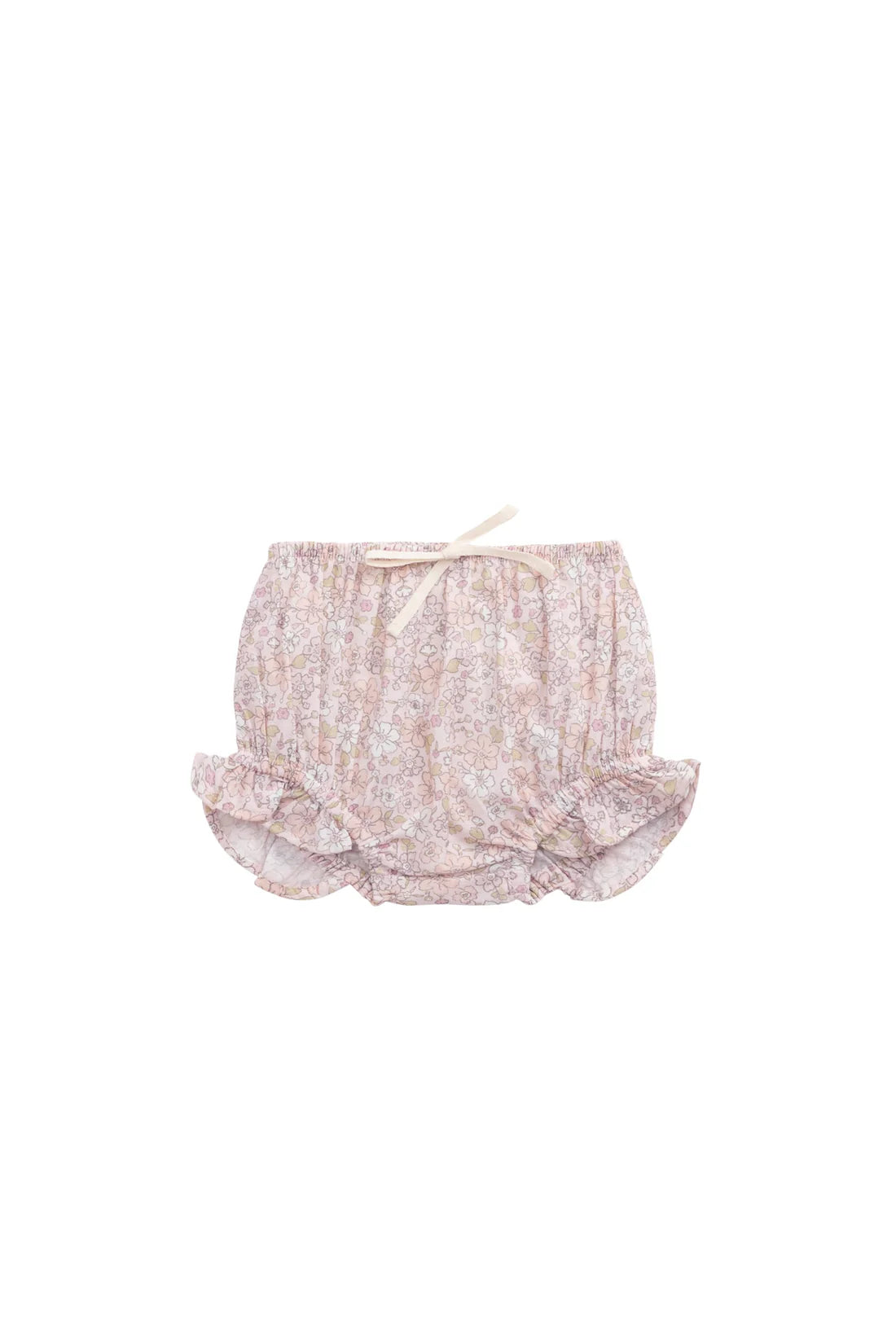 Organic Cotton Voile Frill Bloomer | Chloe Mauve