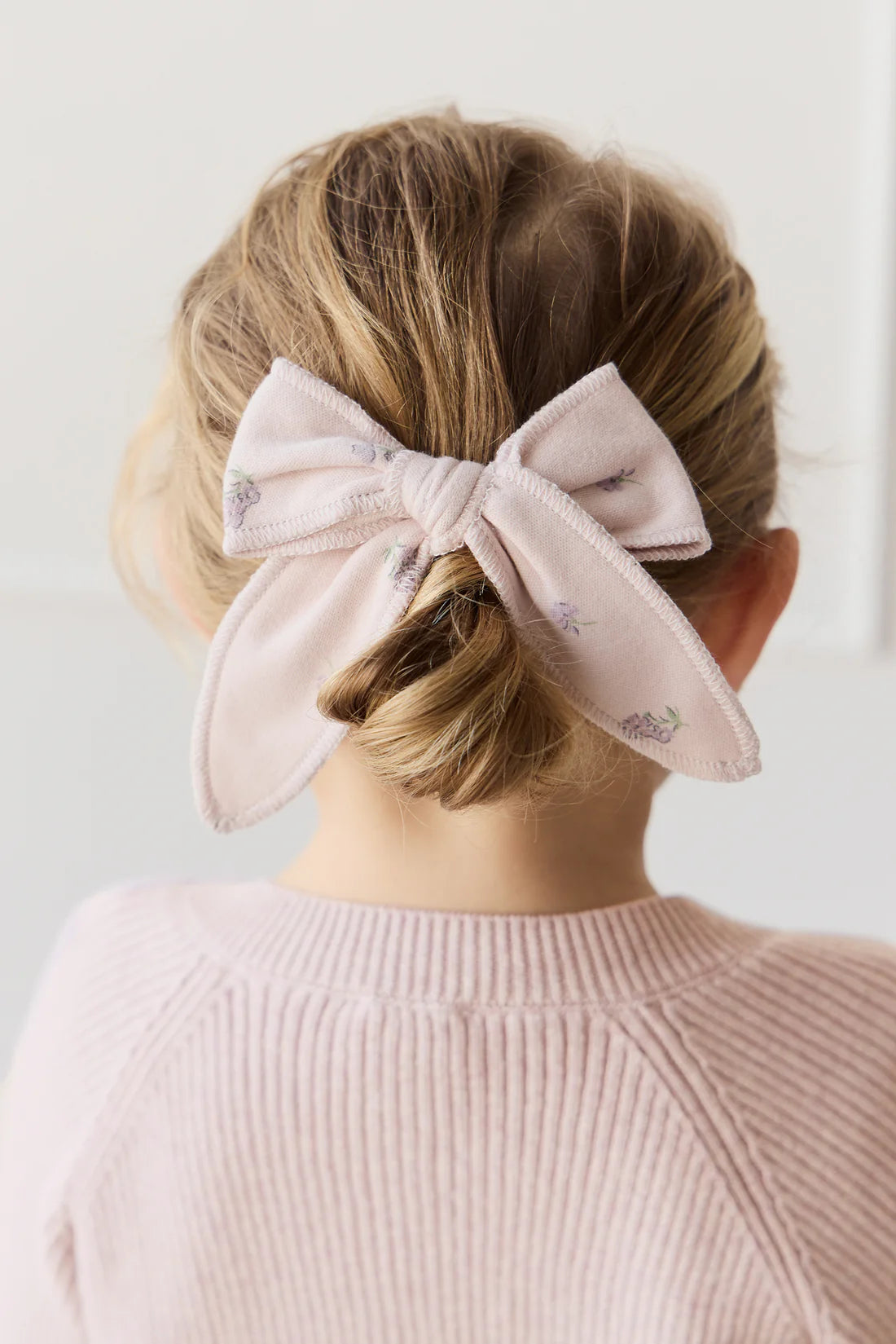 Organic Cotton Bow | Meredith Violet