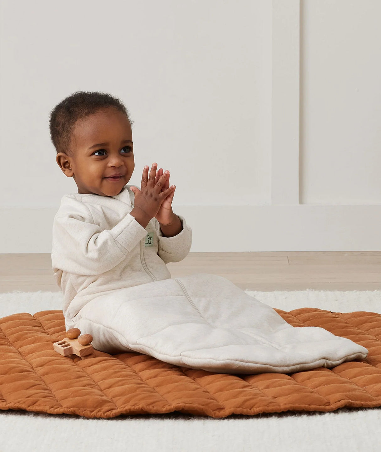 Sleeping Bag 2.5 TOG Sleeved | Oatmeal Marle