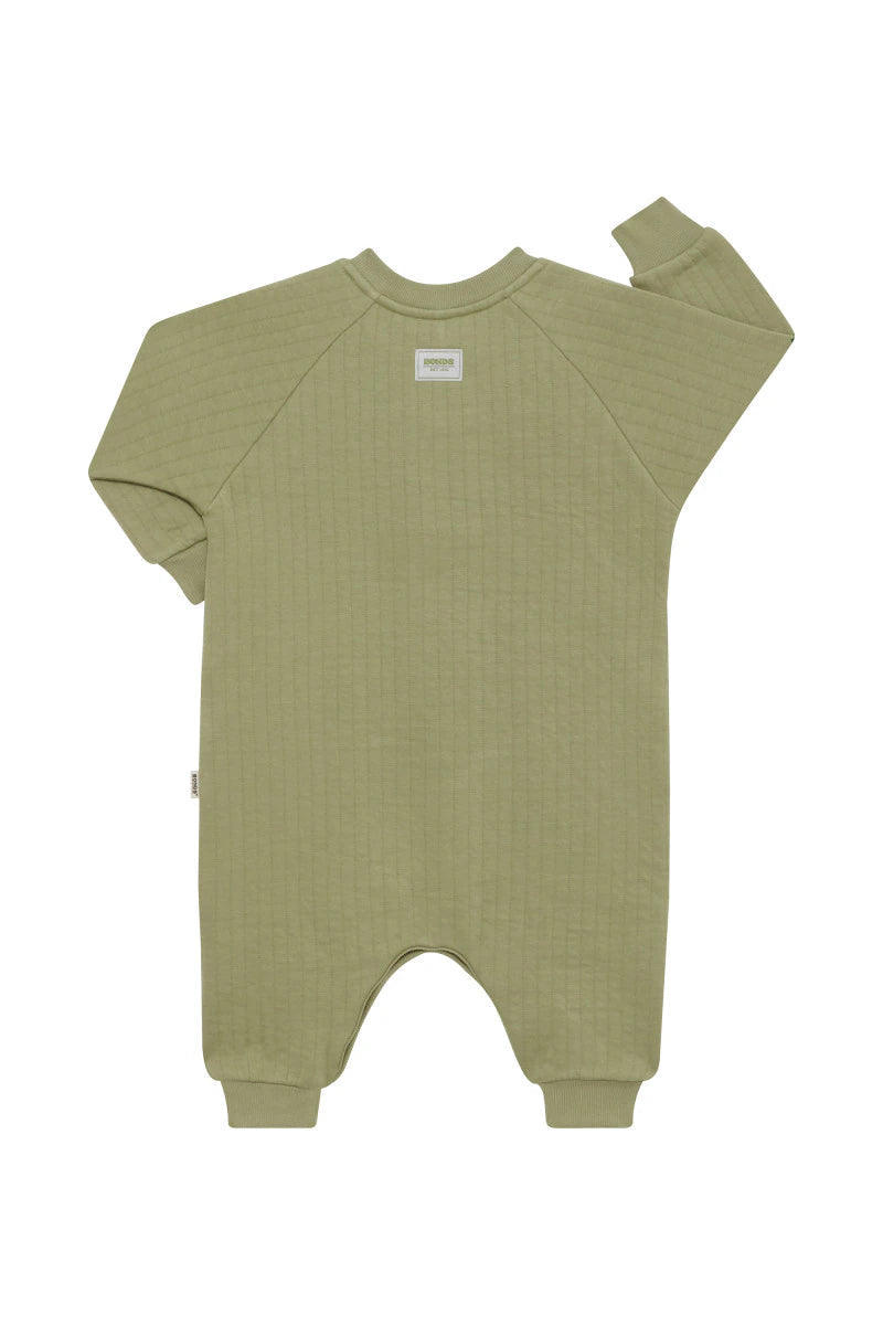 Quilted Coverall | Moss Mood