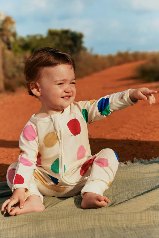 Zip Wondersuit | Rainbow Spots