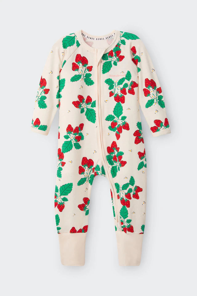 Zip Wondersuit | Strawberry Sweet Fields