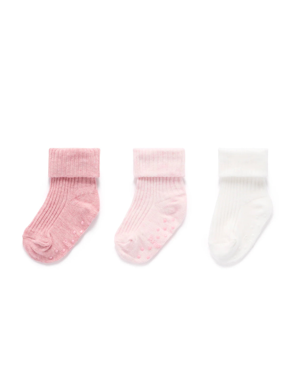 3 Pack Rib Socks l Pink Pack