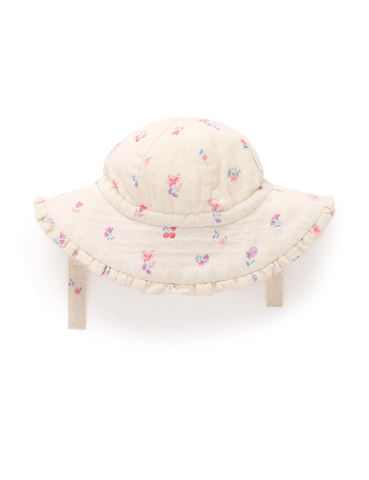 Ruffle Sun Hat l Marigold Print
