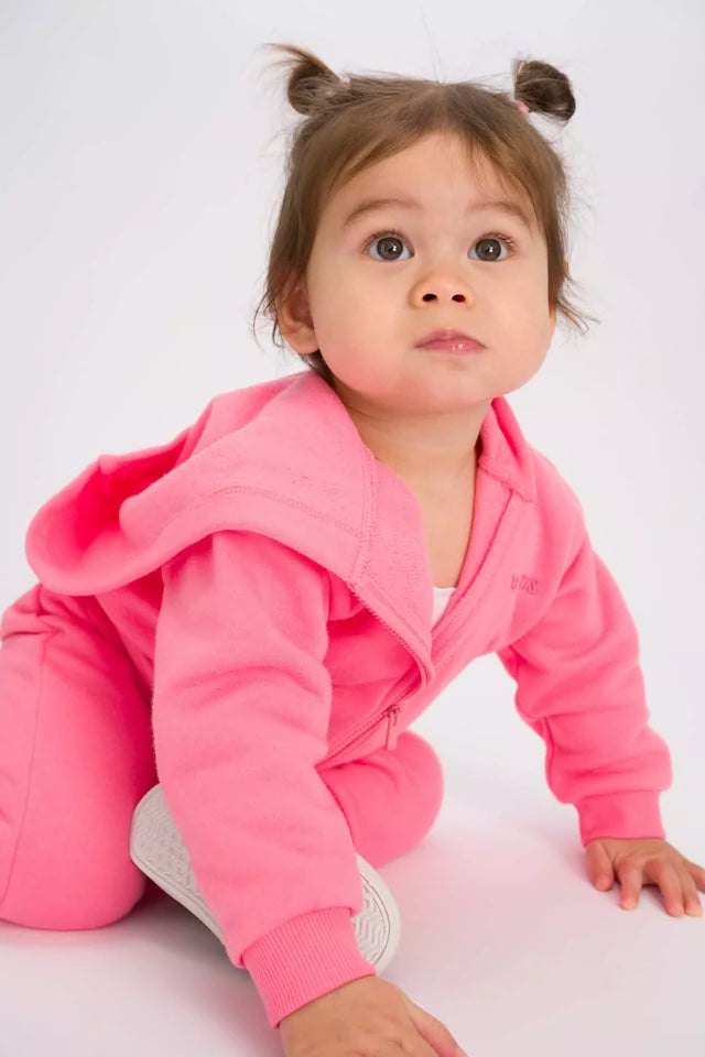 Baby Essential Fleece Zip Hoodie | Island Punch