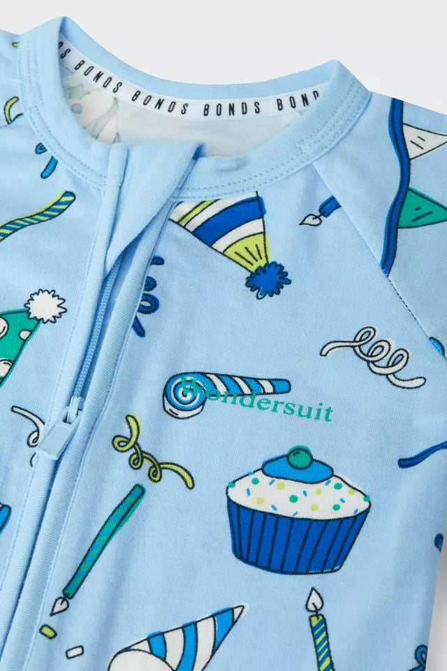 Zip Wondersuit | Birthday Kid Blue