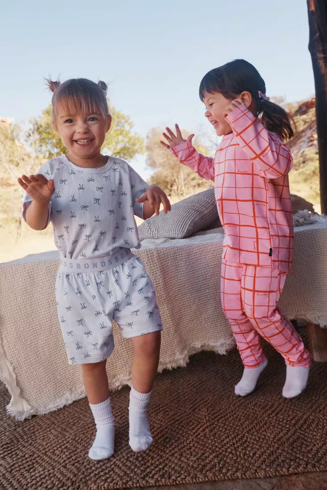 Kids Long Sleeve Sleep Set | Skater Squars