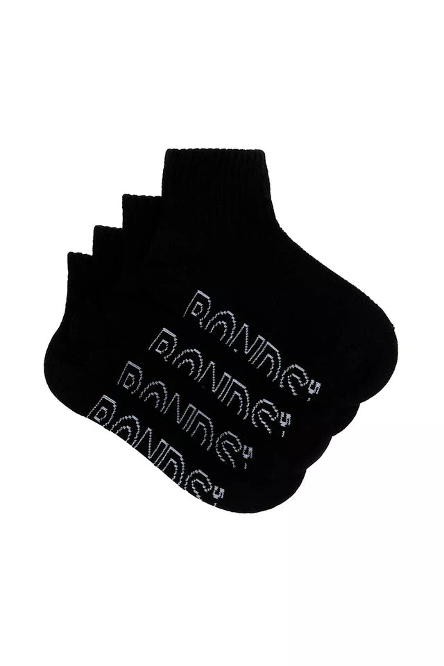 Kids Logo Light Quarter Crew 4 Pack
