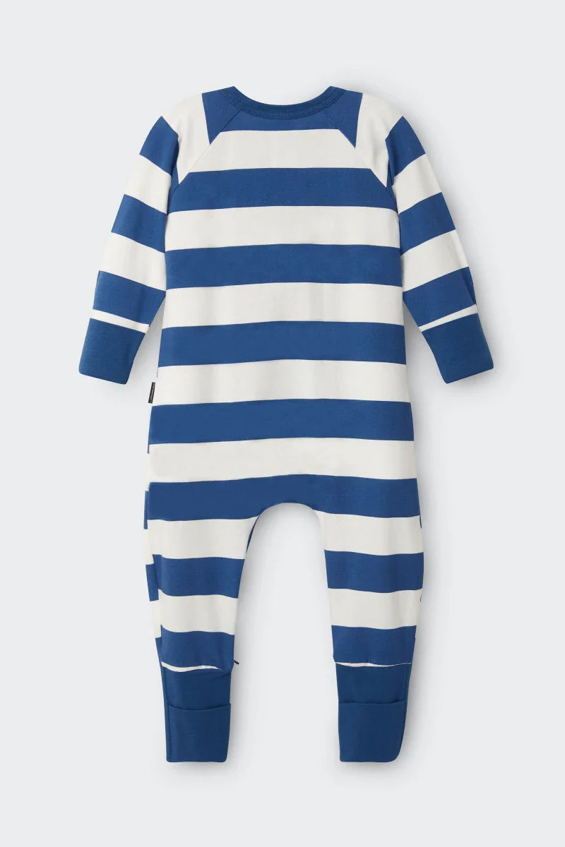 Zip Wondersuit | Moonlit Sky & Marscapone Stripe