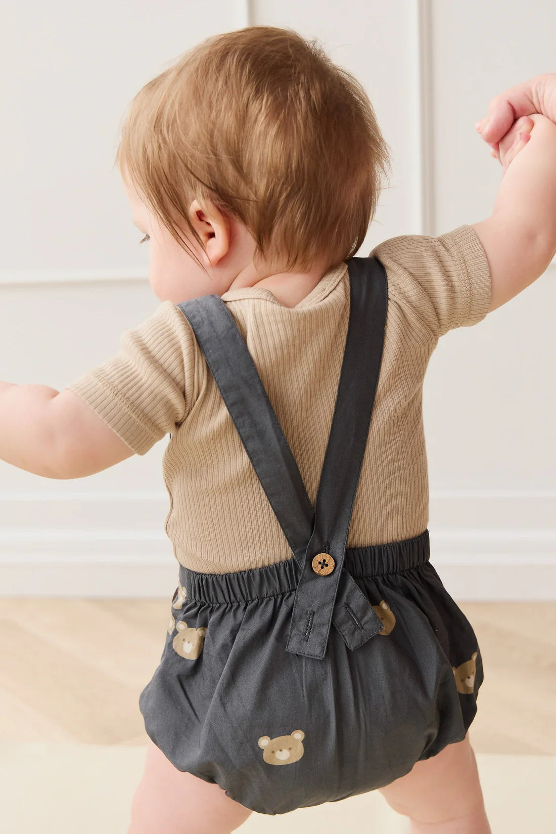 Organic Cotton Robin Playsuit | Bobbie Bears Shadow