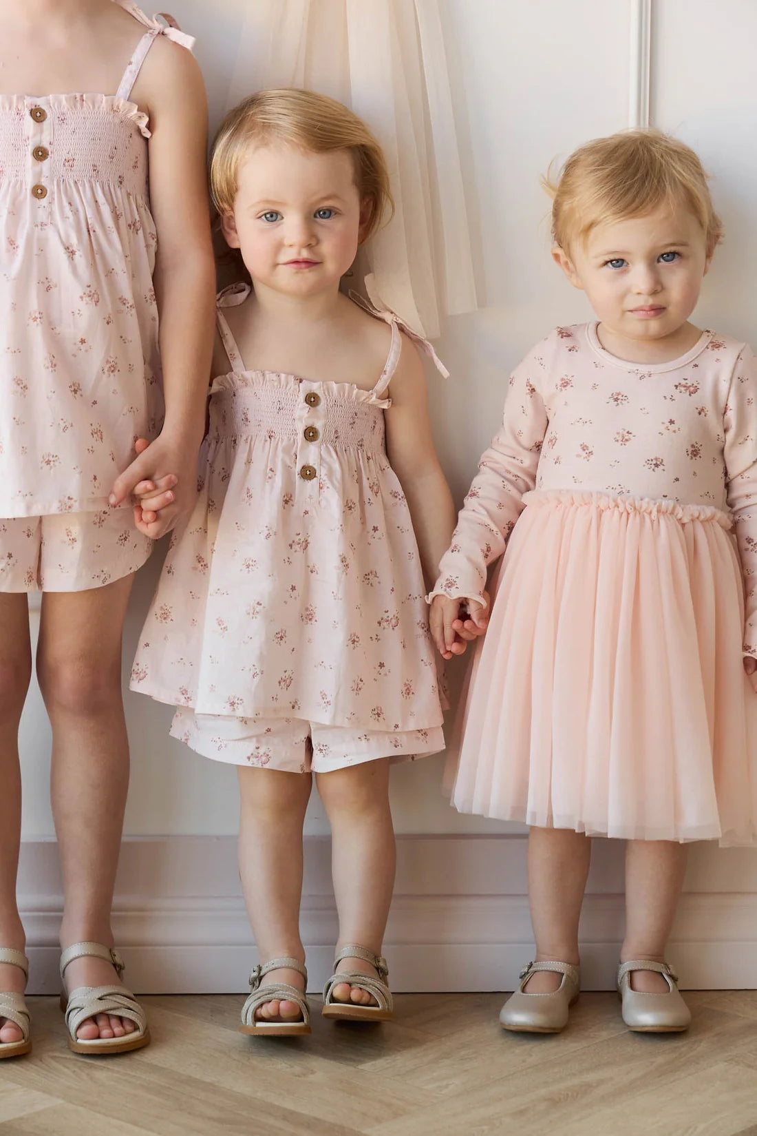Organic Cotton Emelia Short | Petite Fleur Soft Peony