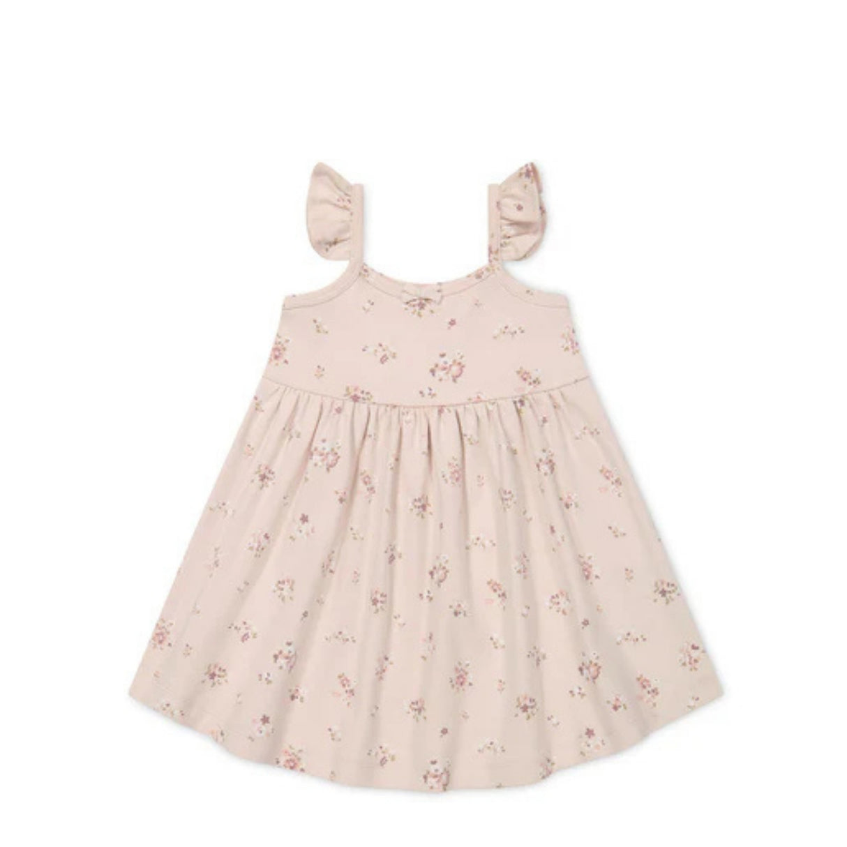 Organic Cotton Gracelyn Dress | Petite Fleur Soft Peony