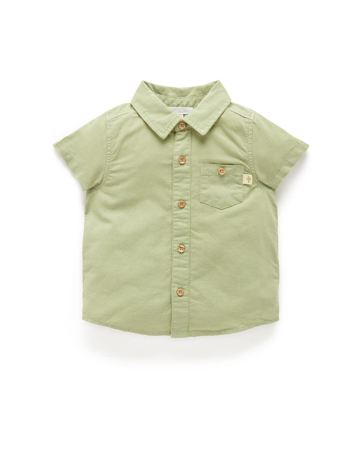 Linen Blend Shirt | Safari