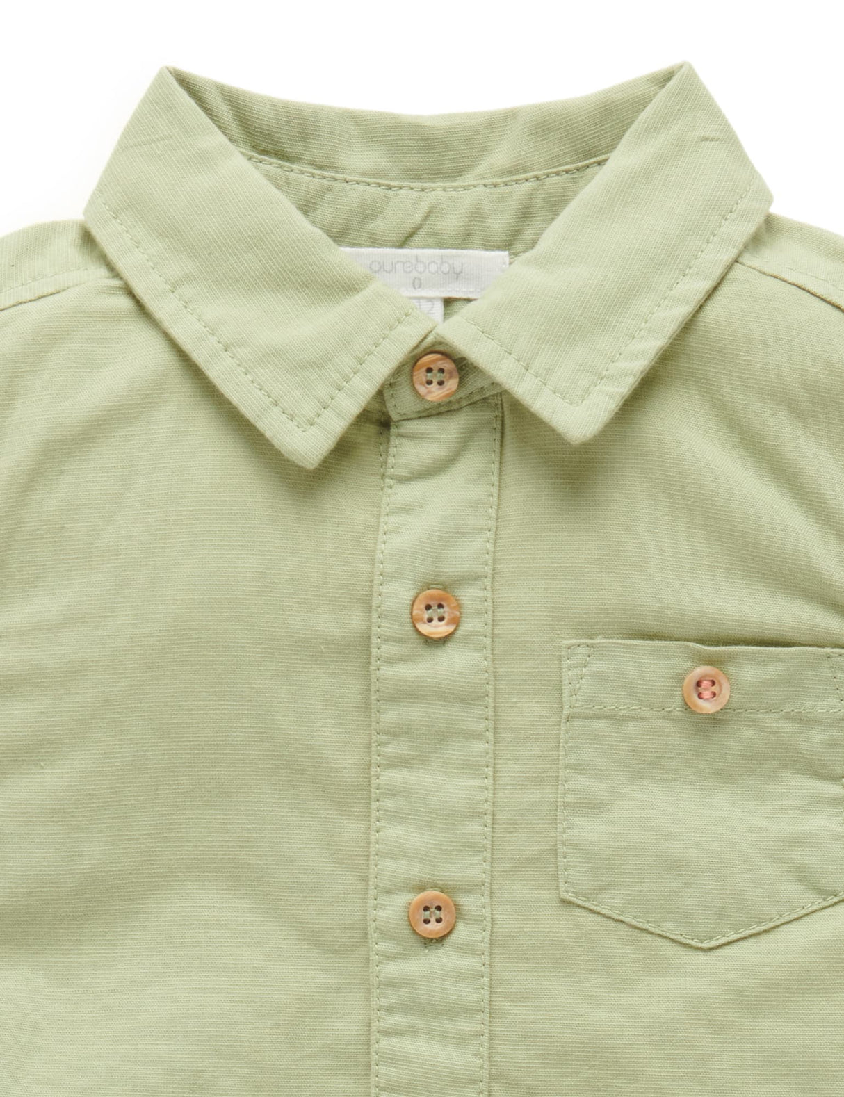 Linen Blend Shirt | Safari